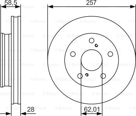 BOSCH 0 986 479 R53 - Discofreno autozon.pro