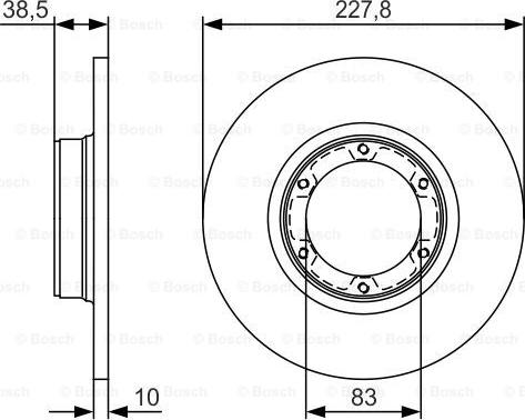 BOSCH 0 986 479 R65 - Discofreno autozon.pro