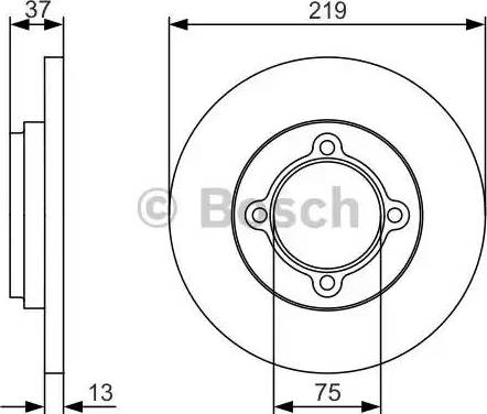 BOSCH 0 986 479 R62 - Discofreno autozon.pro