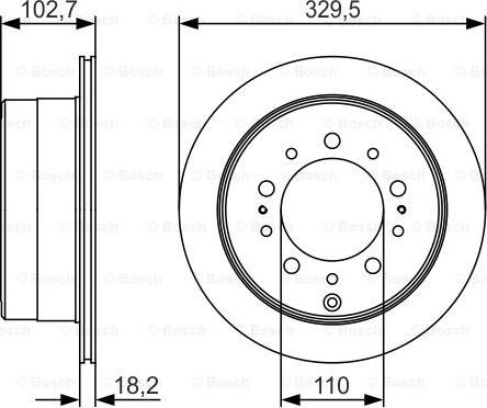 BOSCH 0 986 479 R15 - Discofreno autozon.pro