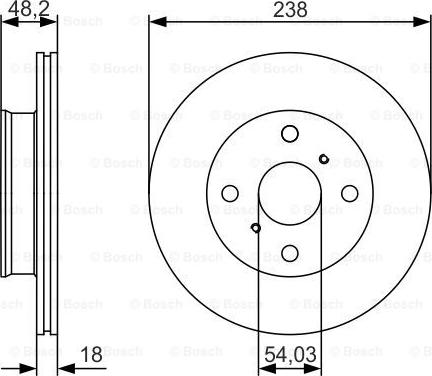 BOSCH 0 986 479 R75 - Discofreno autozon.pro