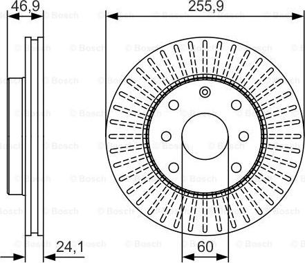 BOSCH 0 986 479 R70 - Discofreno autozon.pro