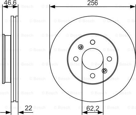 BOSCH 0 986 479 R77 - Discofreno autozon.pro