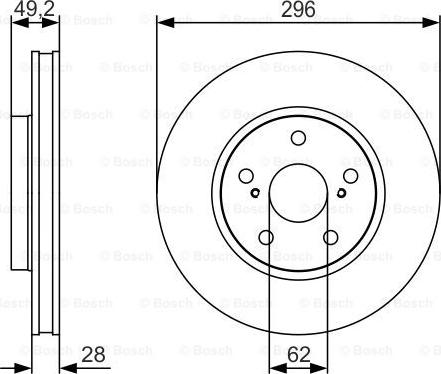 BOSCH 0 986 479 S40 - Discofreno autozon.pro