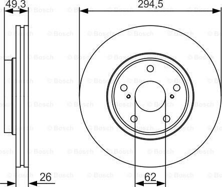 BOSCH 0 986 479 S59 - Discofreno autozon.pro