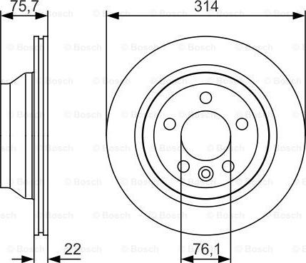 BOSCH 0 986 479 S54 - Discofreno autozon.pro