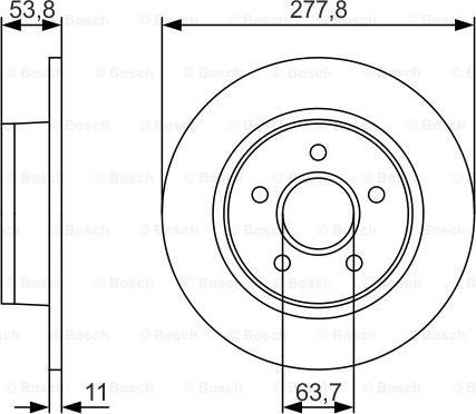 BOSCH 0 986 479 S51 - Discofreno autozon.pro