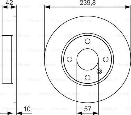 BOSCH 0 986 479 S52 - Discofreno autozon.pro