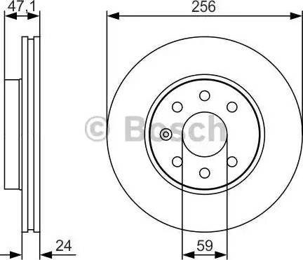 BOSCH 0 986 479 S65 - Discofreno autozon.pro