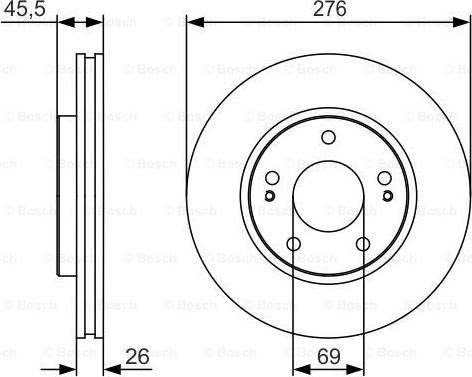 BOSCH 0 986 479 S00 - Discofreno autozon.pro