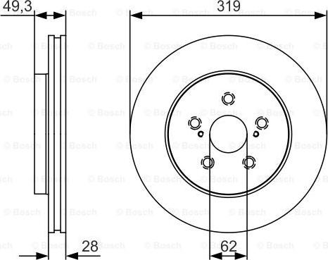 BOSCH 0 986 479 S39 - Discofreno autozon.pro