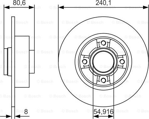 BOSCH 0 986 479 S37 - Discofreno autozon.pro