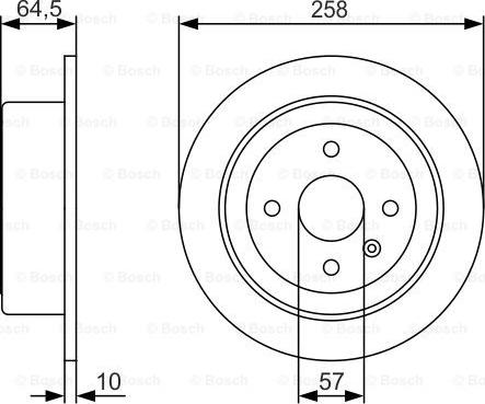 BOSCH 0 986 479 S75 - Discofreno autozon.pro