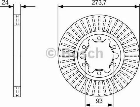 BOSCH 0 986 479 T95 - Discofreno autozon.pro