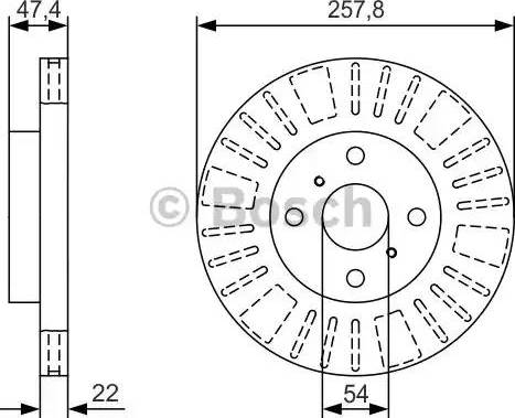 BOSCH 0 986 479 T98 - Discofreno autozon.pro