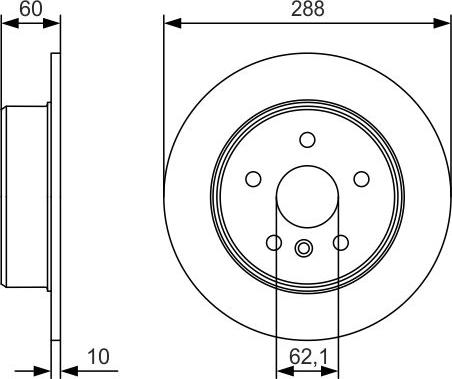 BOSCH 0 986 479 T97 - Discofreno autozon.pro