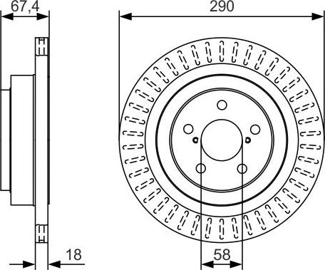 BOSCH 0 986 479 T56 - Discofreno autozon.pro