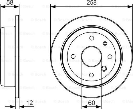 BOSCH 0 986 479 T52 - Discofreno autozon.pro