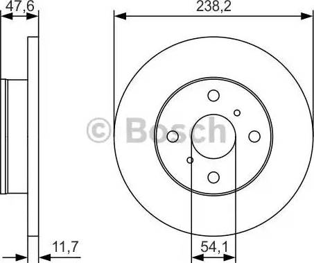 BOSCH 0 986 479 T68 - Discofreno autozon.pro