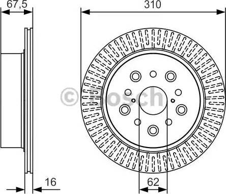 BOSCH 0 986 479 T03 - Discofreno autozon.pro