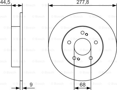 BOSCH 0 986 479 T86 - Discofreno autozon.pro