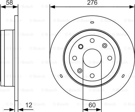 BOSCH 0 986 479 T83 - Discofreno autozon.pro