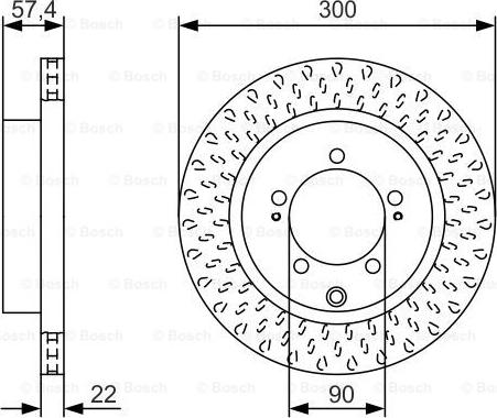 BOSCH 0 986 479 T33 - Discofreno autozon.pro