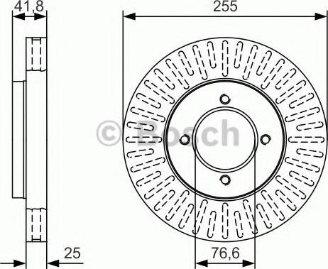 BOSCH 0 986 479 T25 - Discofreno autozon.pro