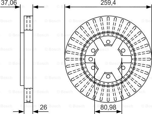 BOSCH 0 986 479 T74 - Discofreno autozon.pro