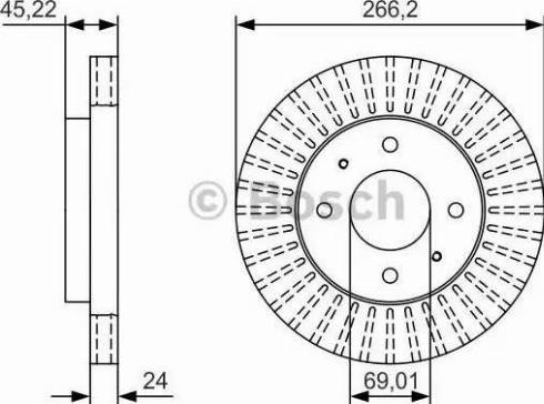 BOSCH 0 986 479 T75 - Discofreno autozon.pro