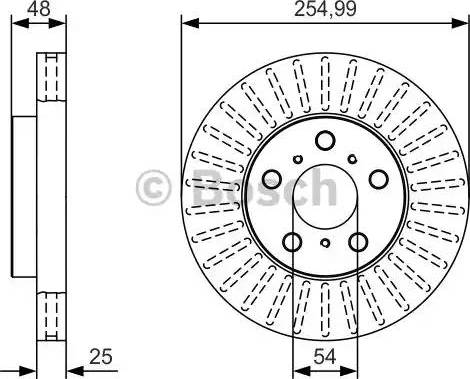 BOSCH 0 986 479 T77 - Discofreno autozon.pro