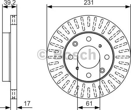 BOSCH 0 986 479 U49 - Discofreno autozon.pro