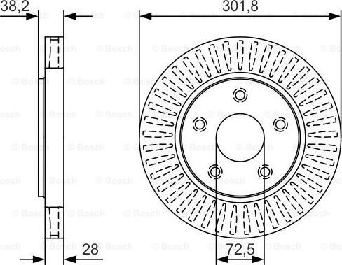 BOSCH 0 986 479 U45 - Discofreno autozon.pro