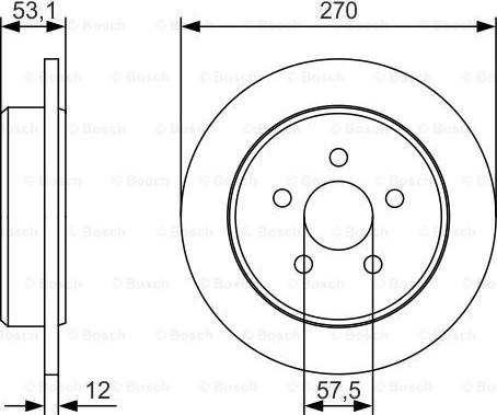 BOSCH 0 986 479 U41 - Discofreno autozon.pro