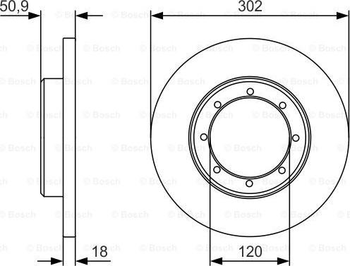 BOSCH 0 986 479 U60 - Discofreno autozon.pro