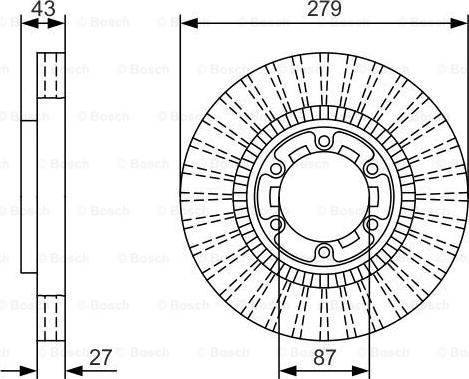 BOSCH 0 986 479 U06 - Discofreno autozon.pro