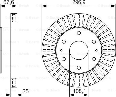 BOSCH 0 986 479 U07 - Discofreno autozon.pro