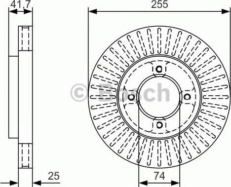 BOSCH 0 986 479 U35 - Discofreno autozon.pro