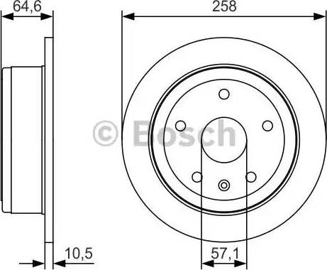 BOSCH 0 986 479 U30 - Discofreno autozon.pro