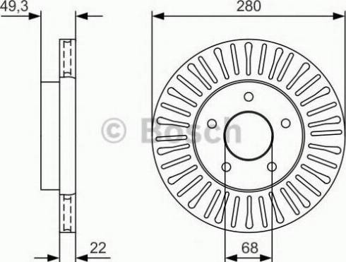 BOSCH 0 986 479 U72 - Discofreno autozon.pro