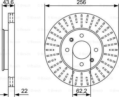 BOSCH 0 986 479 V96 - Discofreno autozon.pro