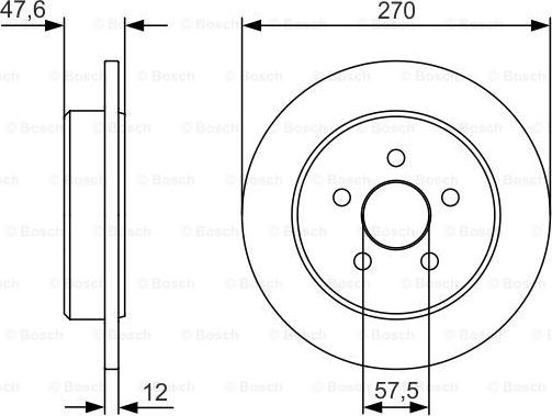 BOSCH 0 986 479 V43 - Discofreno autozon.pro