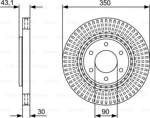 BOSCH 0 986 479 V51 - Discofreno autozon.pro