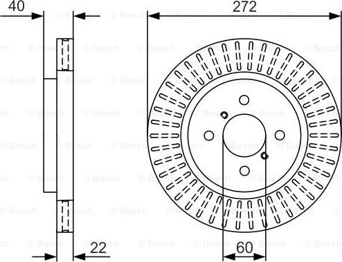 BOSCH 0 986 479 V08 - Discofreno autozon.pro