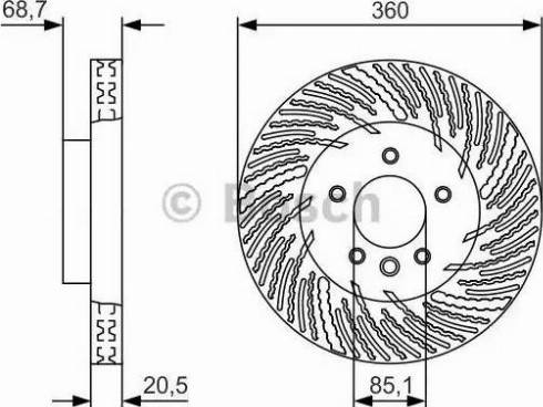 BOSCH 0 986 479 V03 - Discofreno autozon.pro