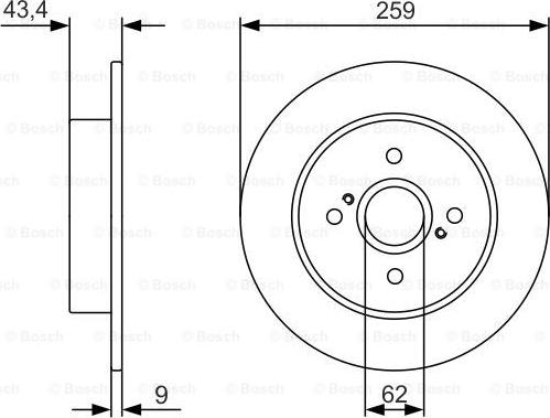 BOSCH 0 986 479 V07 - Discofreno autozon.pro