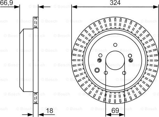 BOSCH 0 986 479 V10 - Discofreno autozon.pro