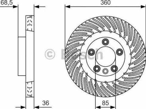 BOSCH 0 986 479 V12 - Discofreno autozon.pro