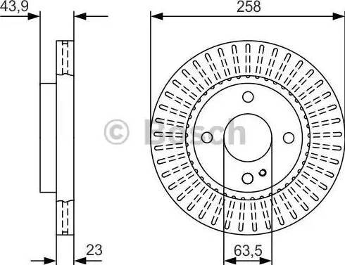 BOSCH 0 986 479 V27 - Discofreno autozon.pro