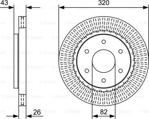 BOSCH 0 986 479 W45 - Discofreno autozon.pro